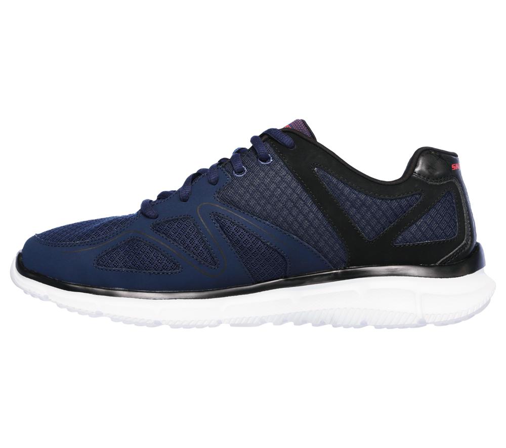 Men Skechers Verse - Flash Point Lace Up White  USA |  9306-VWJKP