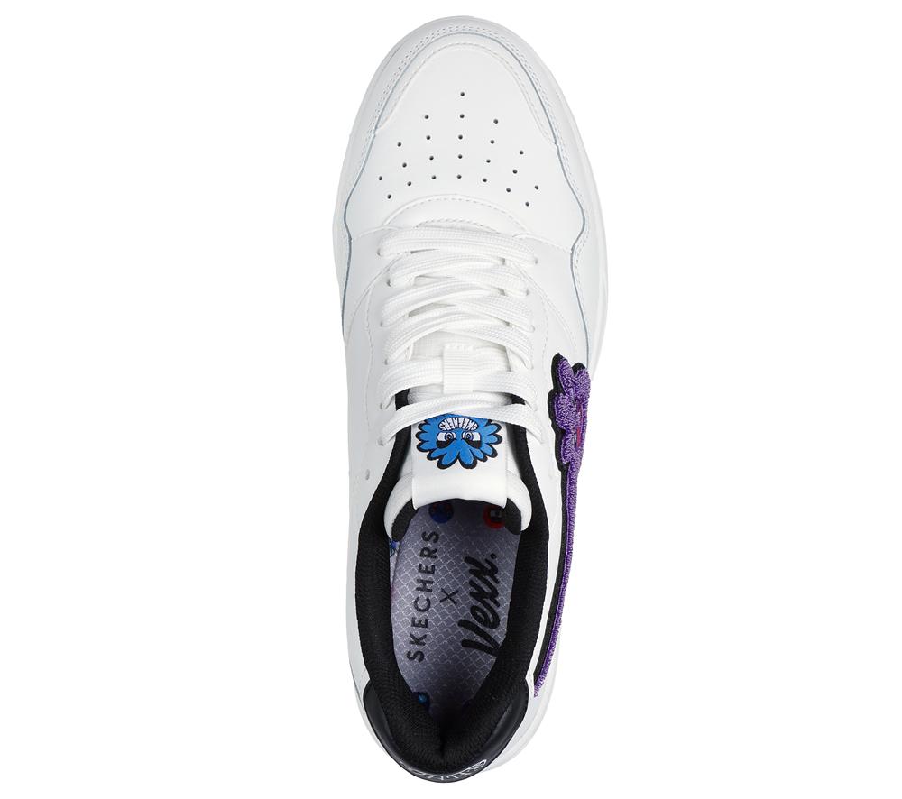 Men Skechers Vexx: Koopa Sneakers White / Blue  USA |  5247-YGOWQ