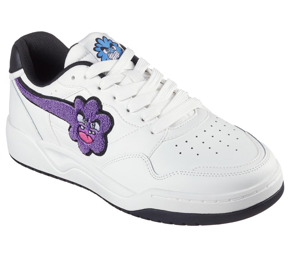 Men Skechers Vexx: Koopa Sneakers White / Blue  USA |  5247-YGOWQ