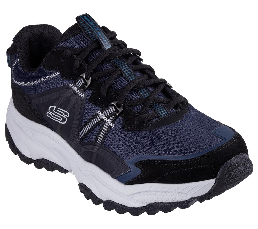 Men Skechers Vigor AT - Richwood Lace Up Navy / Gray  USA |  2714-FXVGD