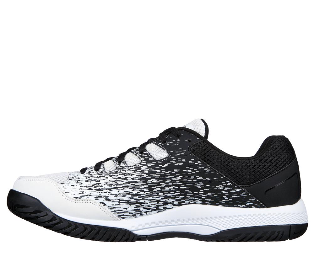 Men Skechers Viper Court - Pickleball Sneakers White / Black  USA |  2956-SMXFB