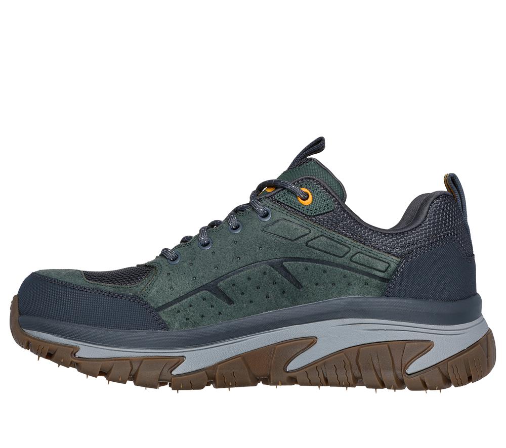 Men Skechers Waterproof: Arch Fit Road Walker - Vernal Sneakers Green  USA |  6184-HWKEL