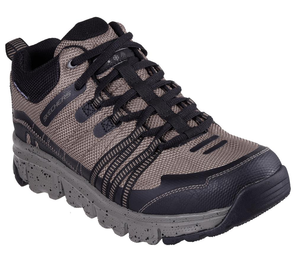 Men Skechers Waterproof: Summits AT - Canobie Sneakers Tan / Black  USA |  1906-NEMZD