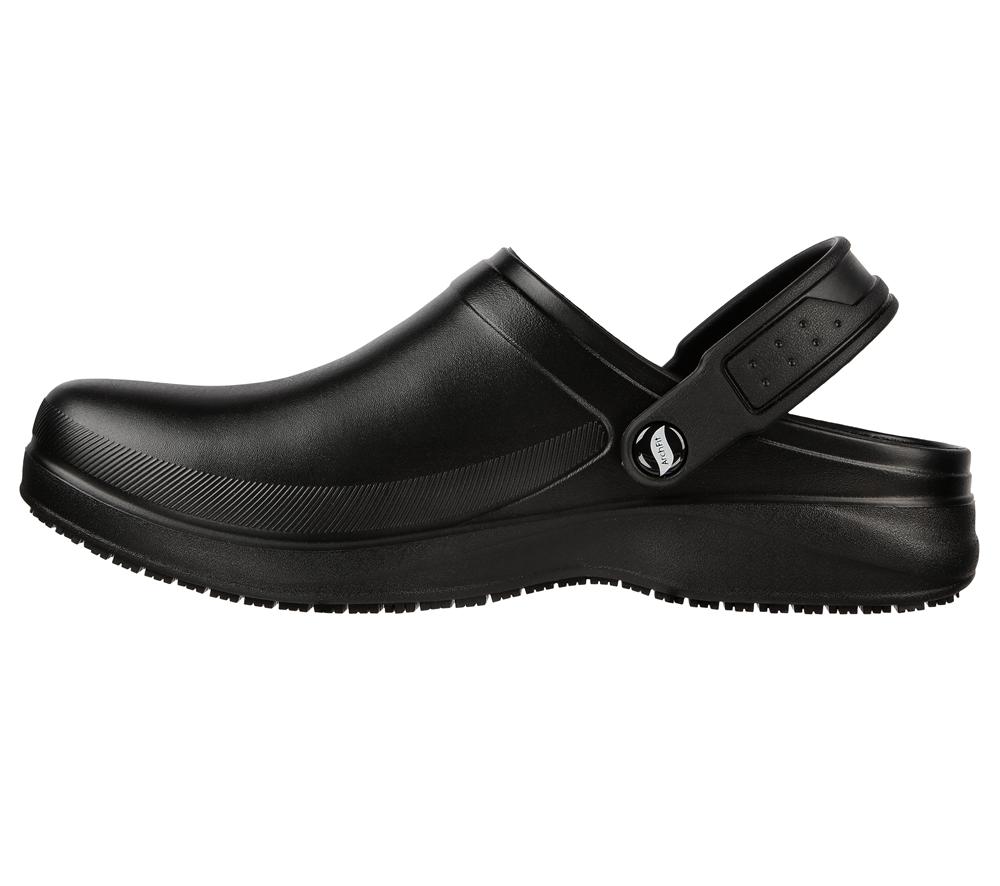 Men Skechers Work: Arch Fit Riverbound SR Work Shoes Black  USA |  8319-LGWAT
