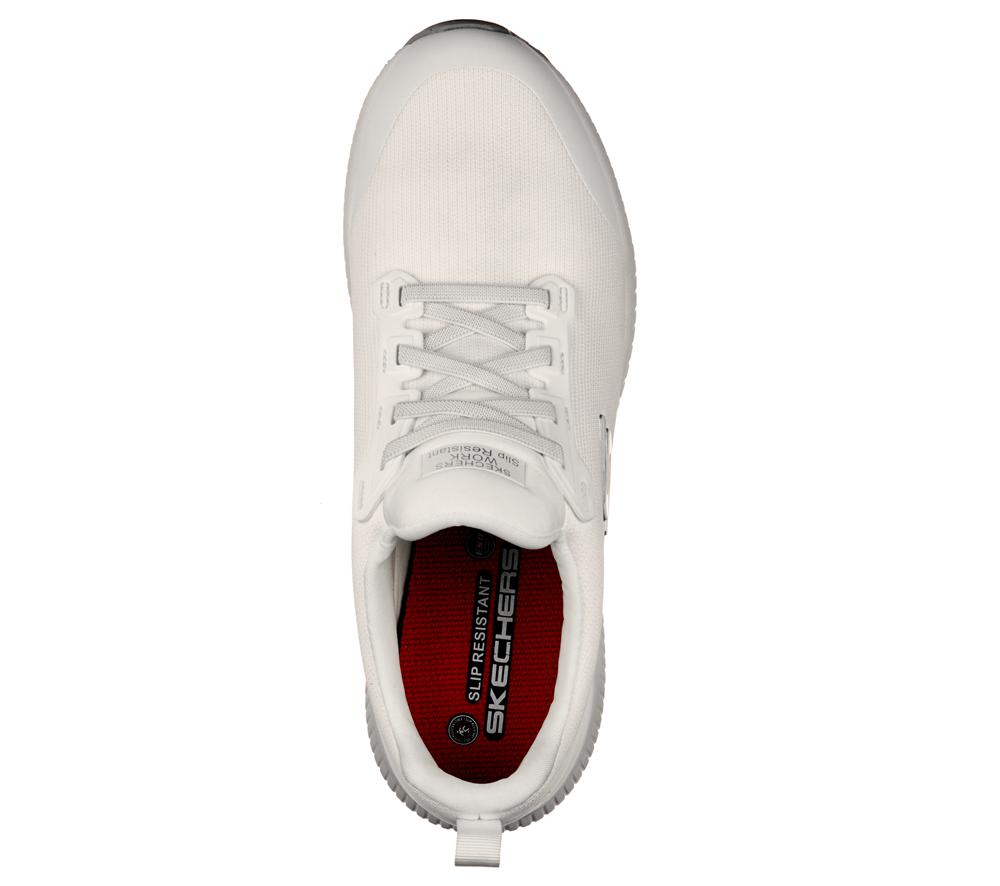 Men Skechers Work: Squad SR - Myton Sneakers White  USA |  9150-DGVLF