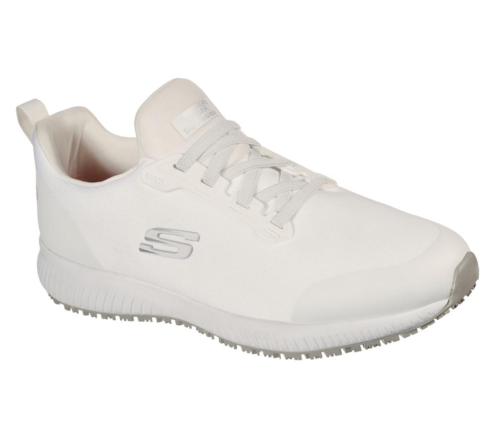 Men Skechers Work: Squad SR - Myton Sneakers White  USA |  9150-DGVLF