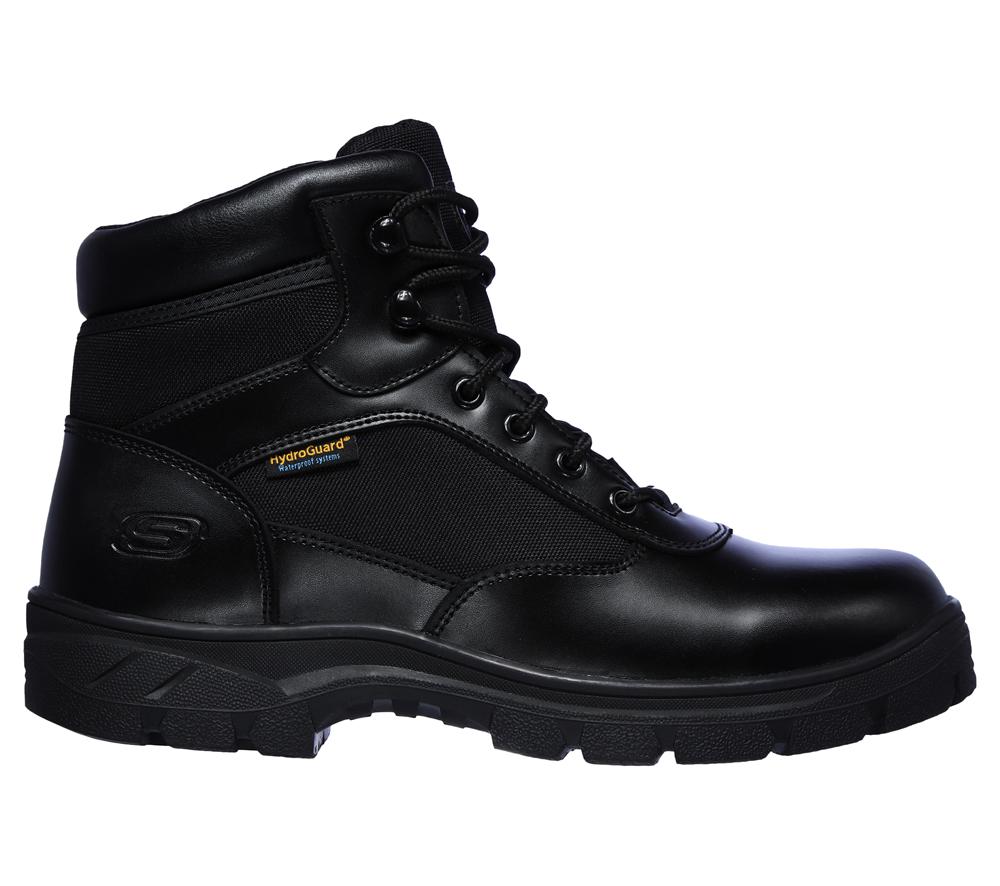 Men Skechers Work: Wascana - Benen WP SR Boots Black  USA |  1975-LEJOI