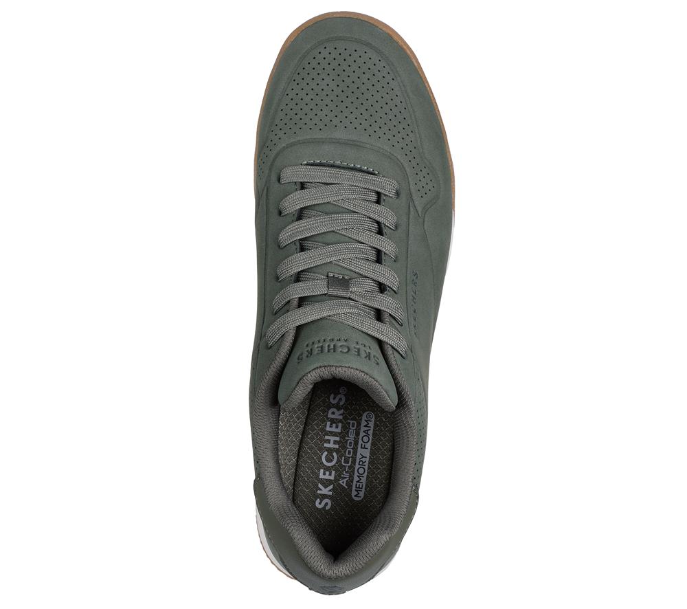 Men Skechers Zinger 2.0 - The Arwen Lace Up Olive  USA |  4596-BOJHF