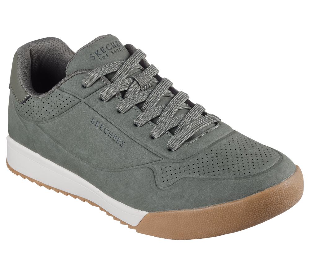 Men Skechers Zinger 2.0 - The Arwen Lace Up Olive  USA |  4596-BOJHF