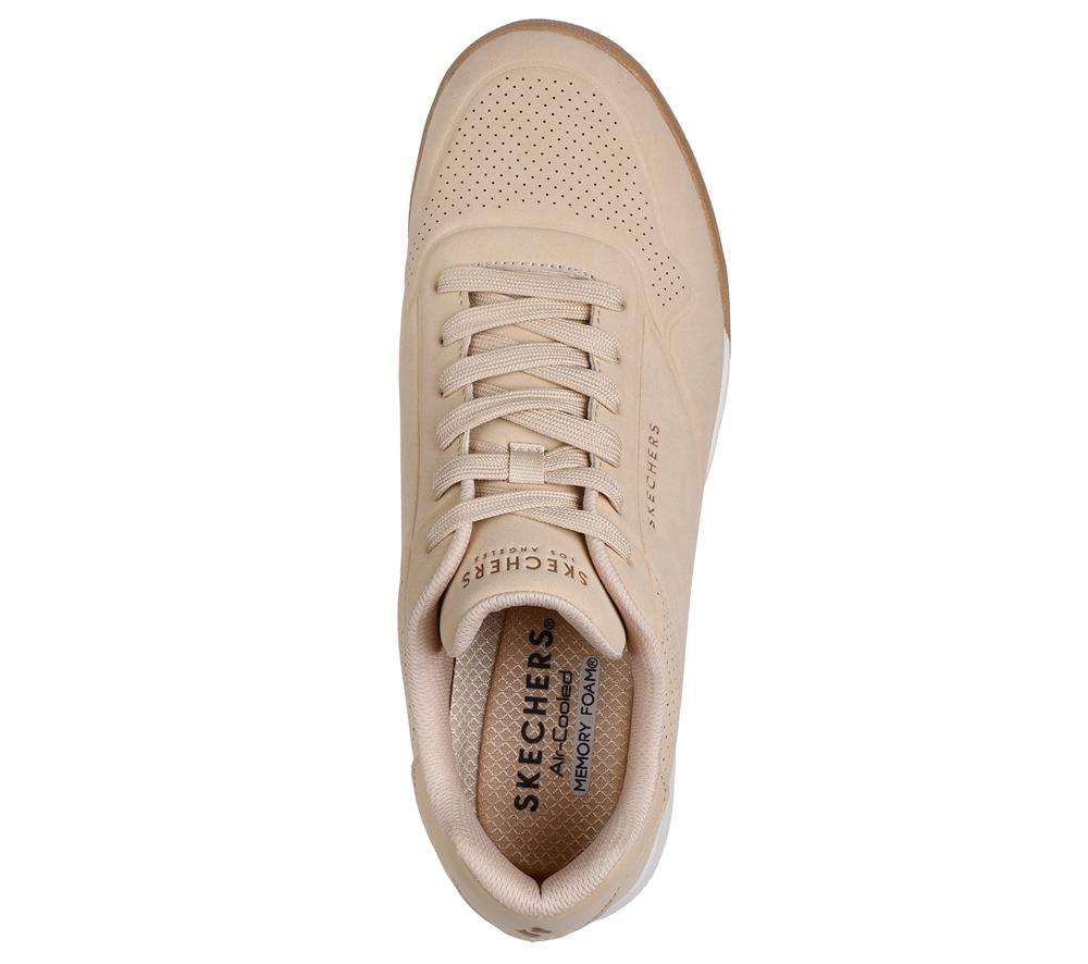 Men Skechers Zinger 2.0 - The Arwen Lace Up Natural White  USA |  4329-UGSEQ