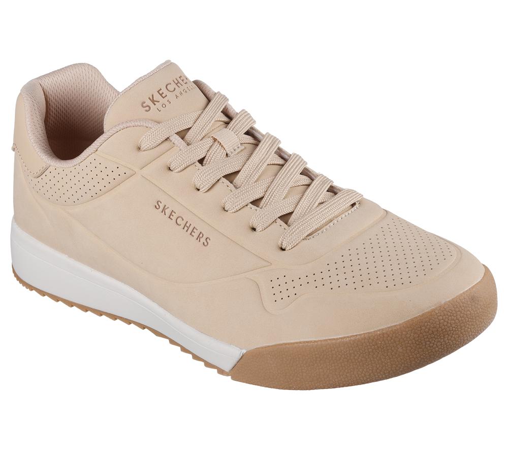 Men Skechers Zinger 2.0 - The Arwen Lace Up Natural White  USA |  4329-UGSEQ