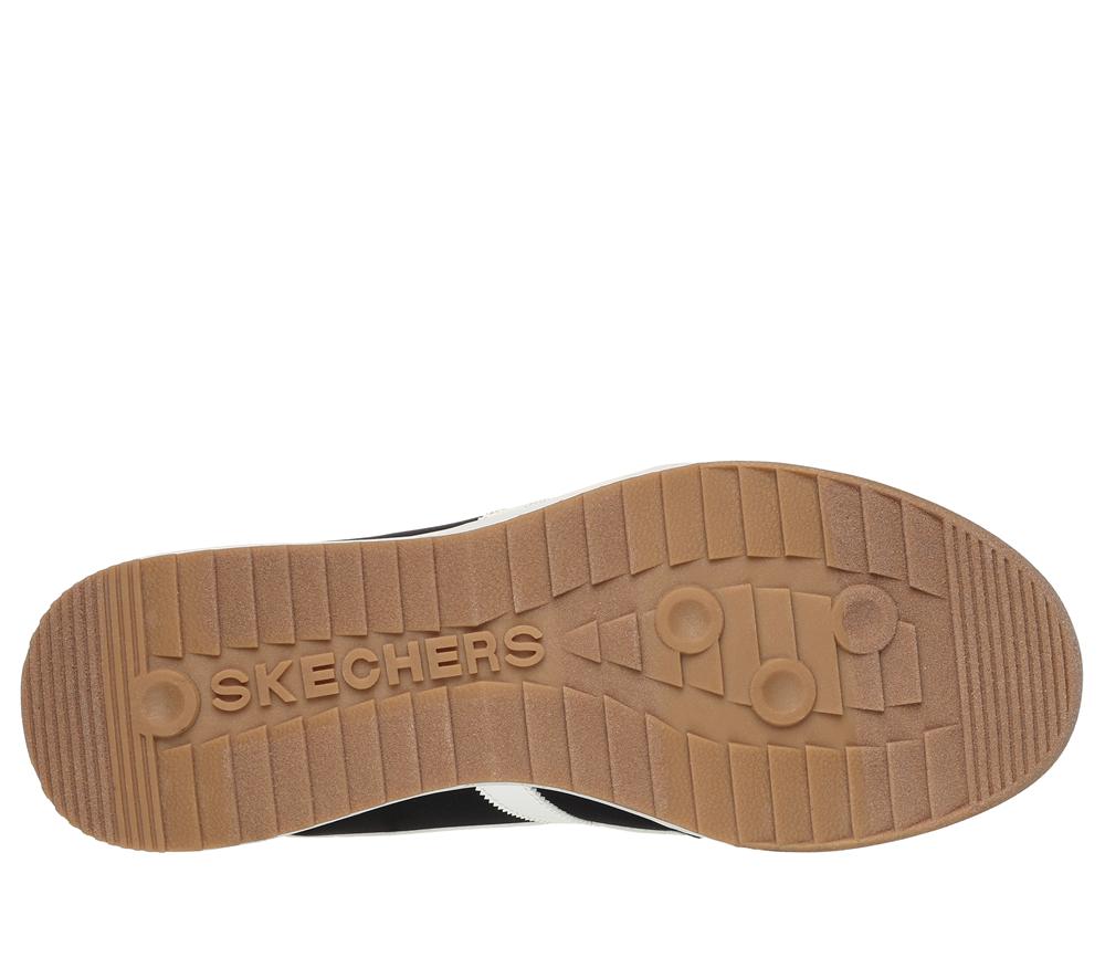 Men Skechers Zinger - Manzanilla Superado Lace Up Black / White  USA |  5926-IUNAC