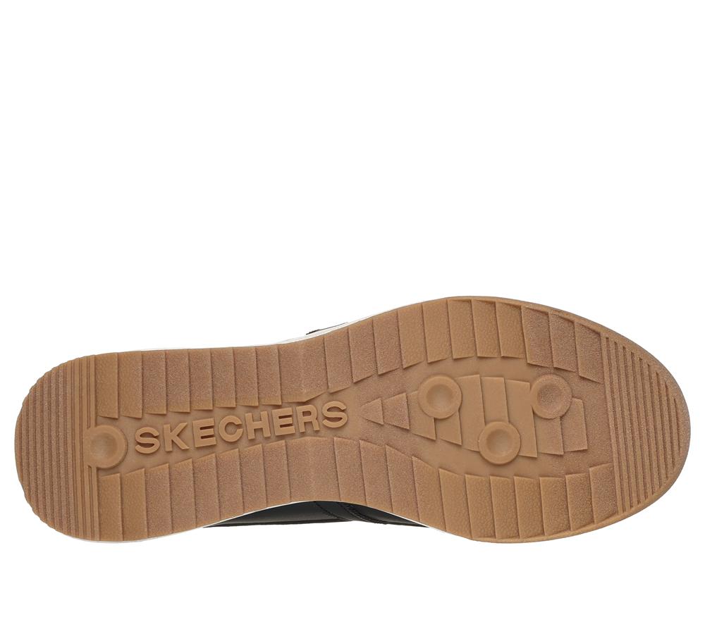 Men Skechers Zinger - Manzanilla Totale Lace Up Black  USA |  1830-DKUOT