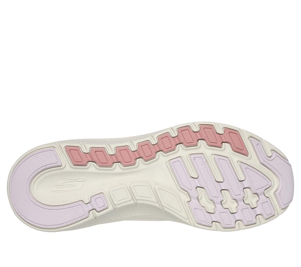 Women Skechers Arch Fit 2.0 - Big League Lace Up Shoes Natural / Multicolor  USA |  7852-HQTXC
