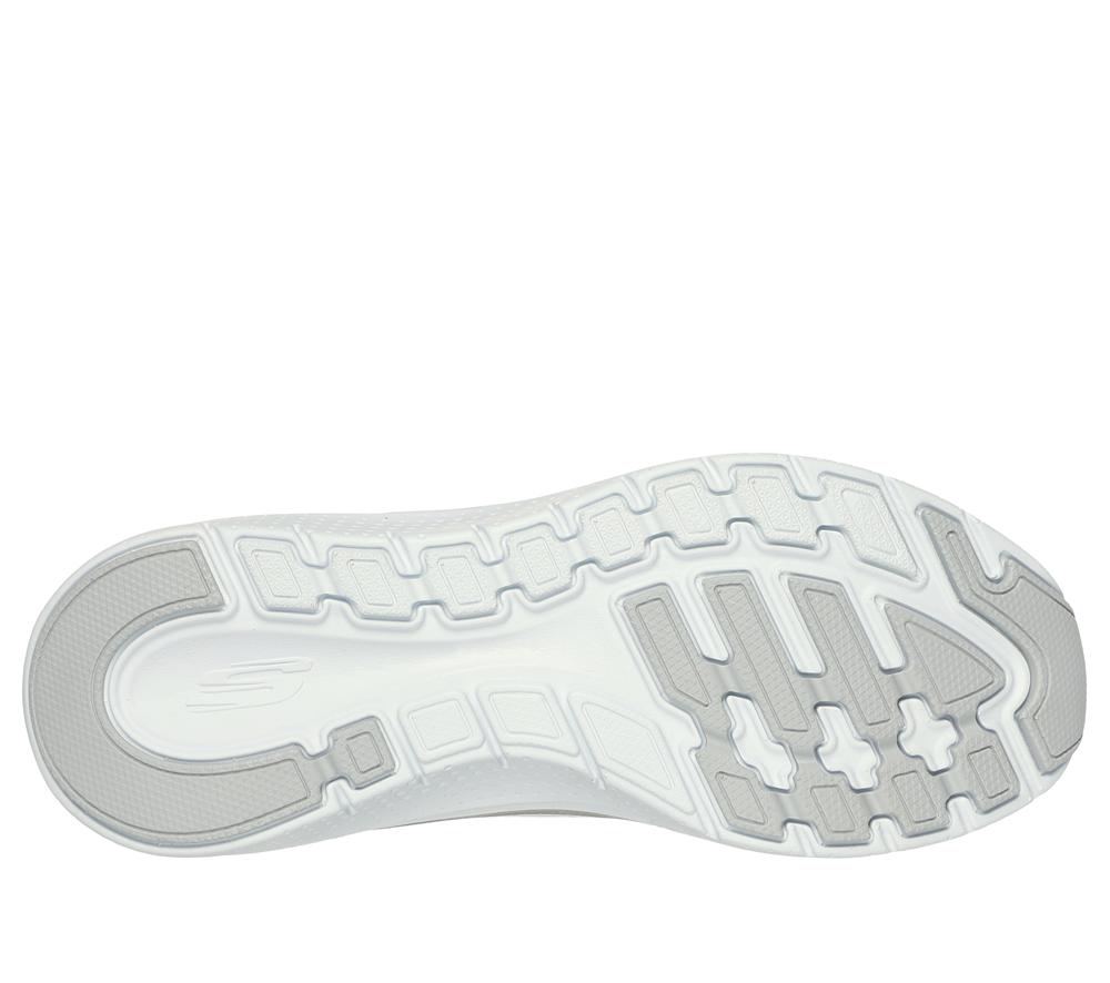 Women Skechers Arch Fit 2.0 - Glow The Distance Lace Up Shoes White / Silver  USA |  3486-GYLDB