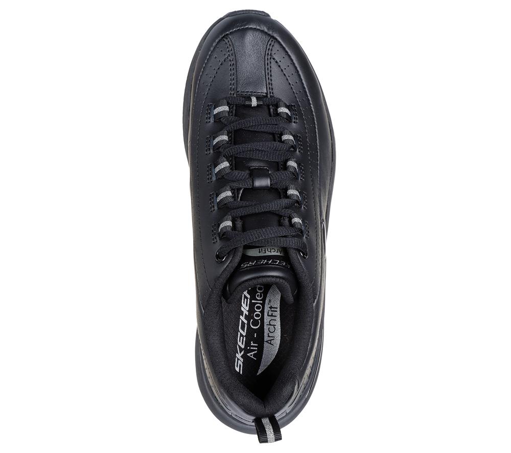 Women Skechers Arch Fit 2.0 - Star Bound Lace Up Shoes Black  USA |  3089-TQLMC