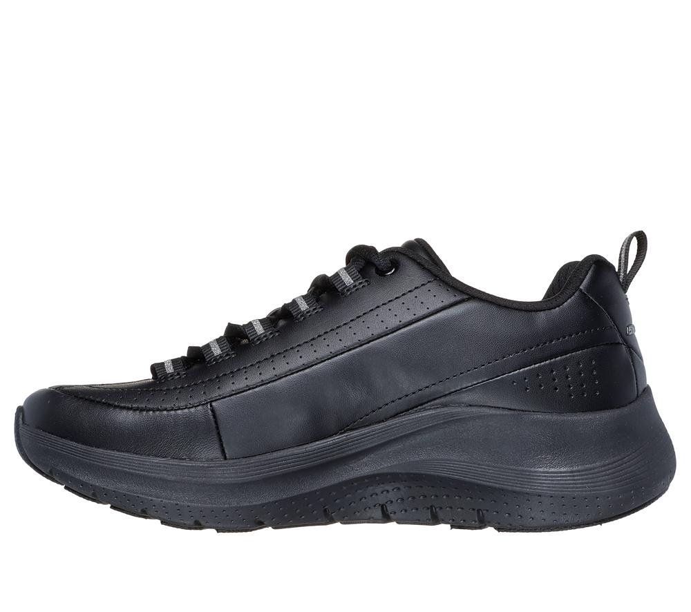 Women Skechers Arch Fit 2.0 - Star Bound Lace Up Shoes Black  USA |  3089-TQLMC