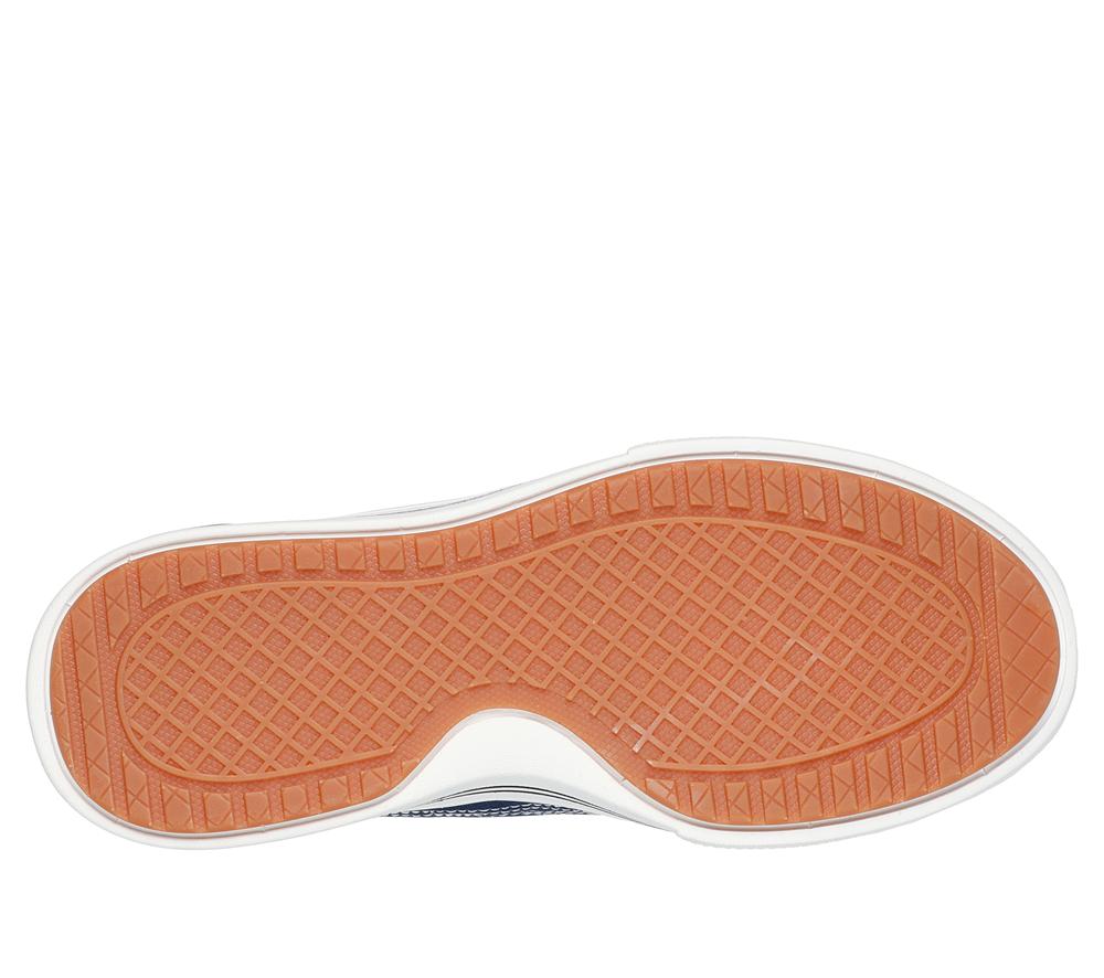 Women Skechers Arch Fit Arcade - Arcata Canvas Shoes Navy  USA |  3918-JMQNT