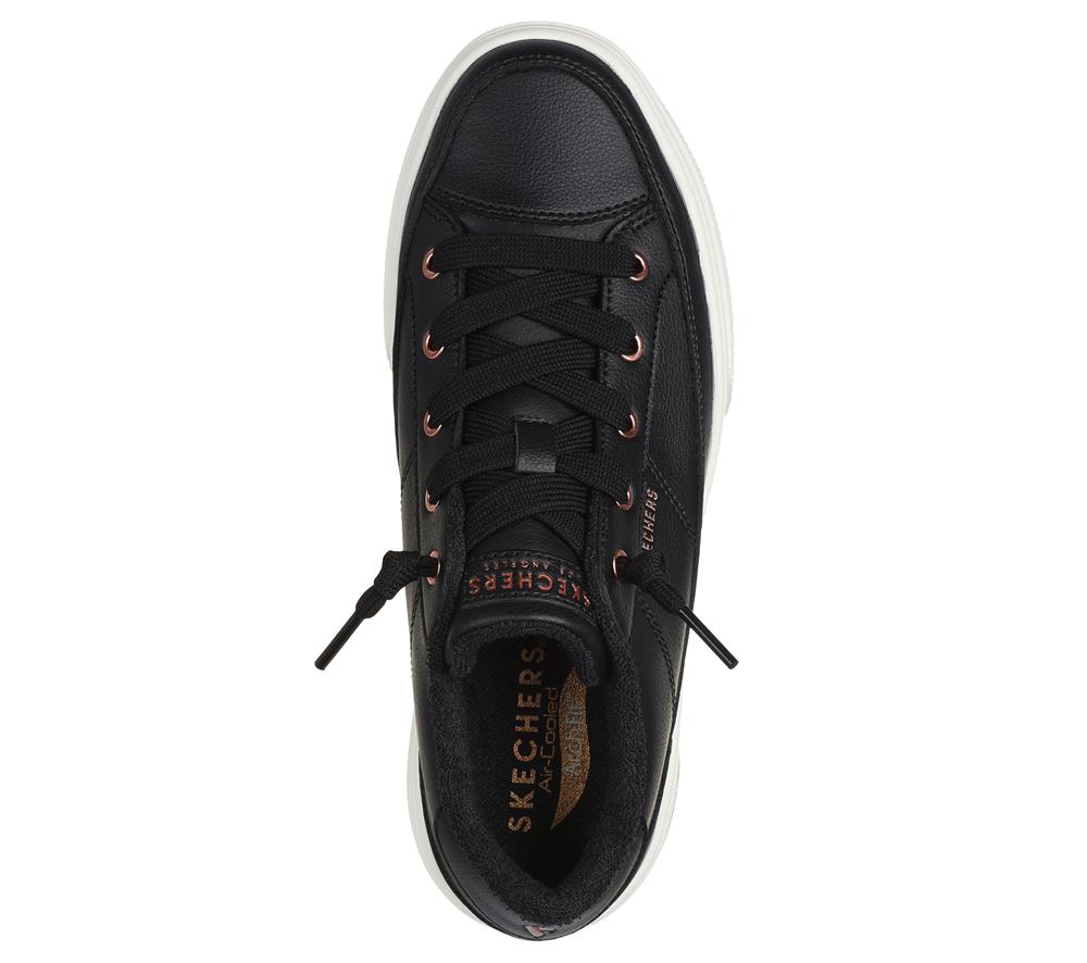Women Skechers Arch Fit Arcade - On My Way Slip On Shoes Black  USA |  4895-FBSMJ