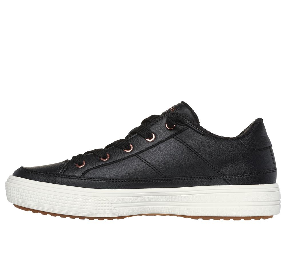Women Skechers Arch Fit Arcade - On My Way Slip On Shoes Black  USA |  4895-FBSMJ