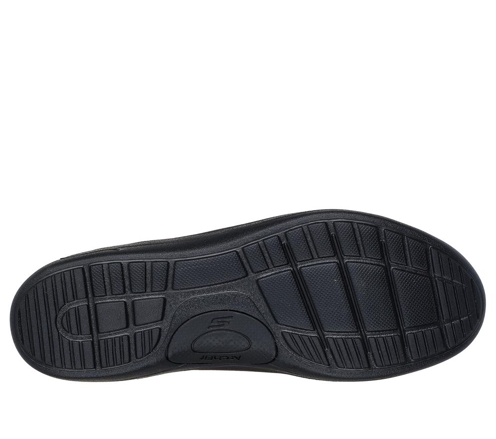 Women Skechers Arch Fit Inspire - Windmore Flat Shoes Black  USA |  2834-RMEDN