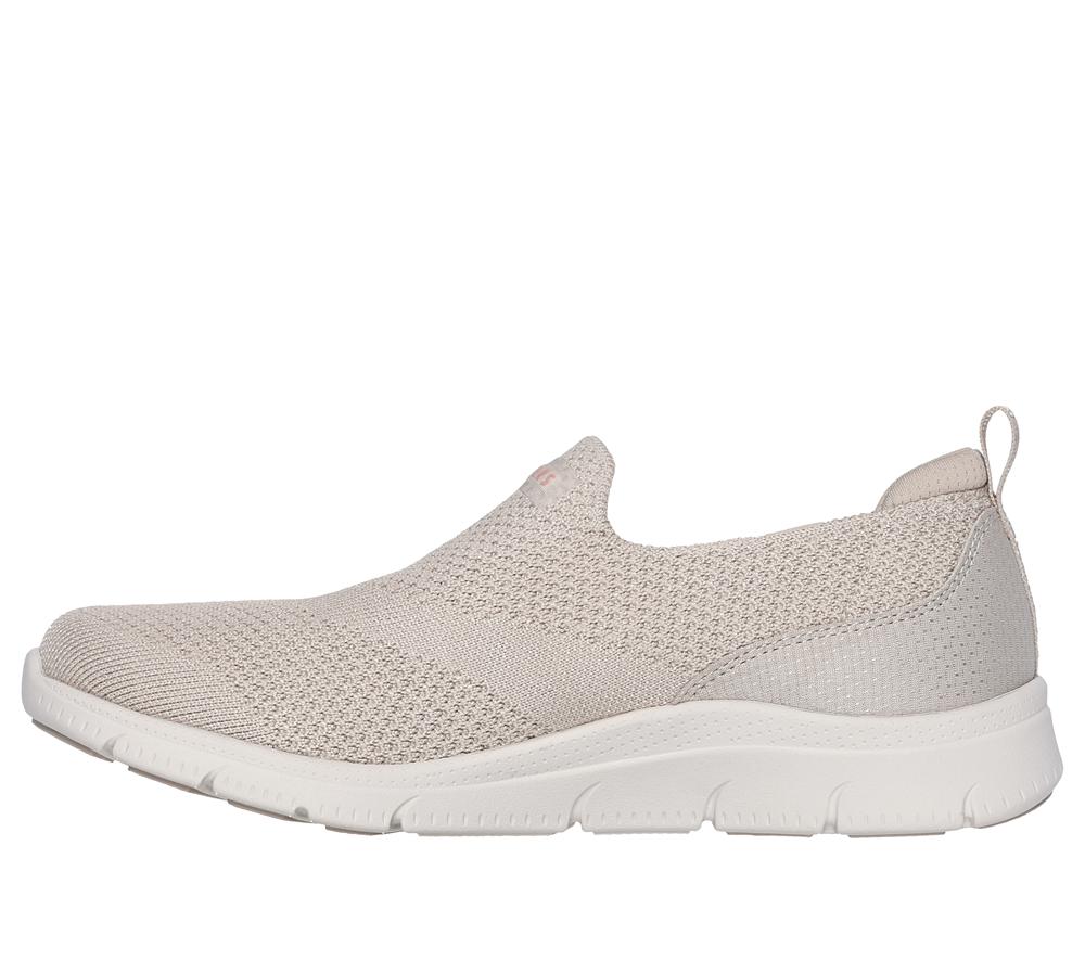 Women Skechers Arch Fit Refine 2.0 - Cascade Sneakers Taupe Brown  USA |  7419-PGYMS