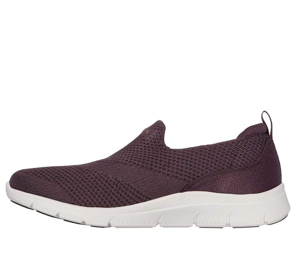 Women Skechers Arch Fit Refine 2.0 - Cascade Sneakers Plum Purple  USA |  9201-UFDGY