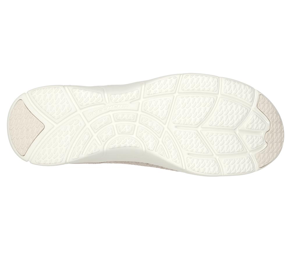 Women Skechers Arch Fit Refine - Don't Go Slip On Shoes Taupe Brown  USA |  7350-FMPHV