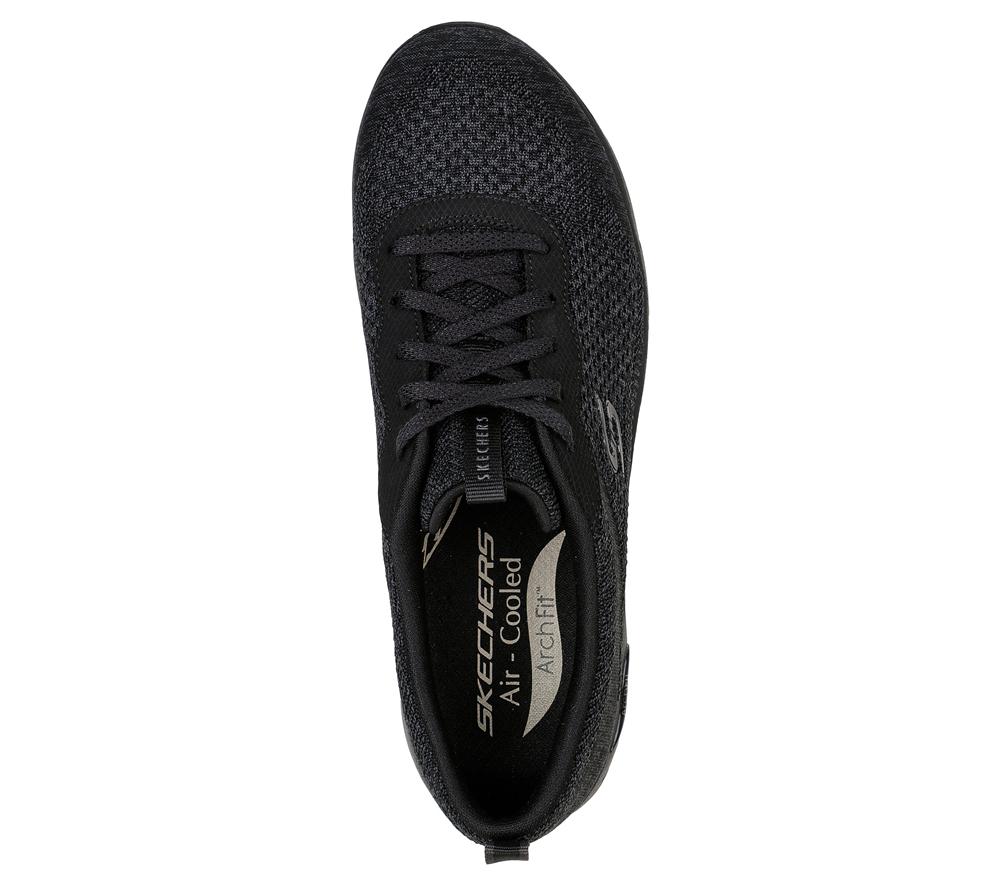 Women Skechers Arch Fit Refine - Lavish Sneakers Black  USA |  0215-HGLXF