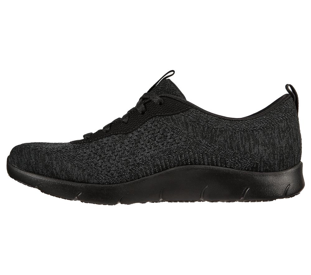 Women Skechers Arch Fit Refine - Lavish Sneakers Black  USA |  0215-HGLXF