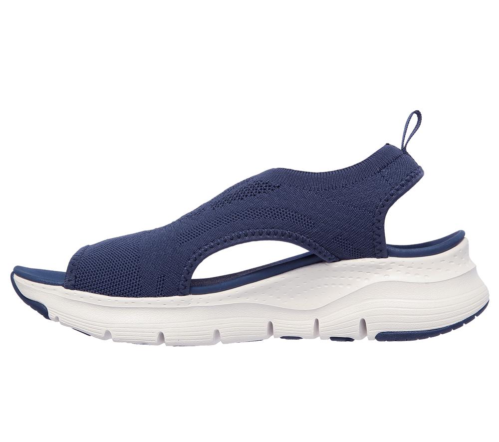 Women Skechers Arch Fit - City Catch Sandals Navy  USA |  8120-UPRFW
