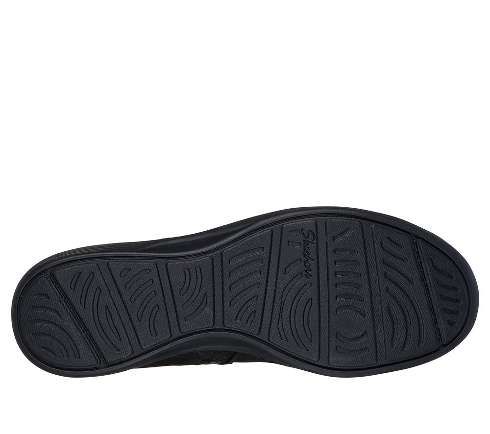 Women Skechers Arya - Fresher Trick Boots Black  USA |  6897-LUZRE