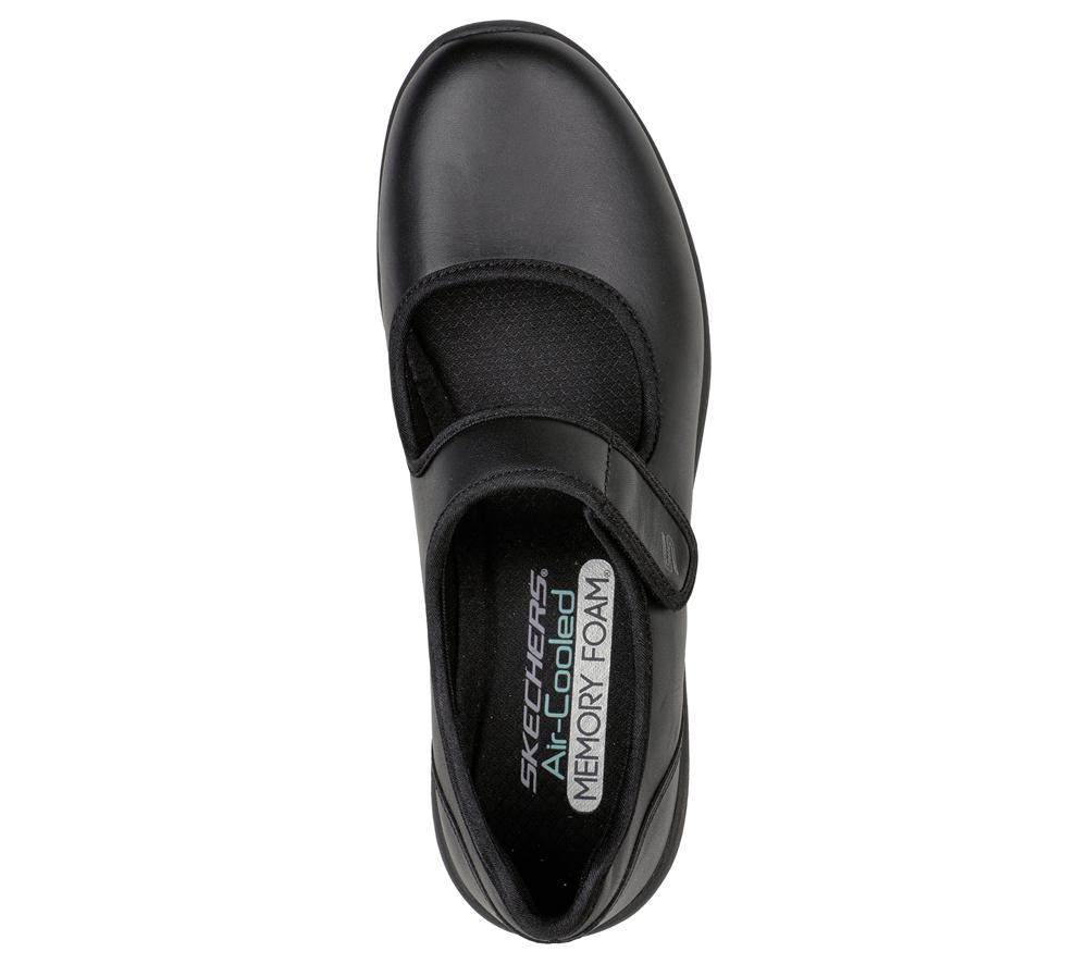 Women Skechers Arya - One Moment Slip On Shoes Black  USA |  8716-XUMLO