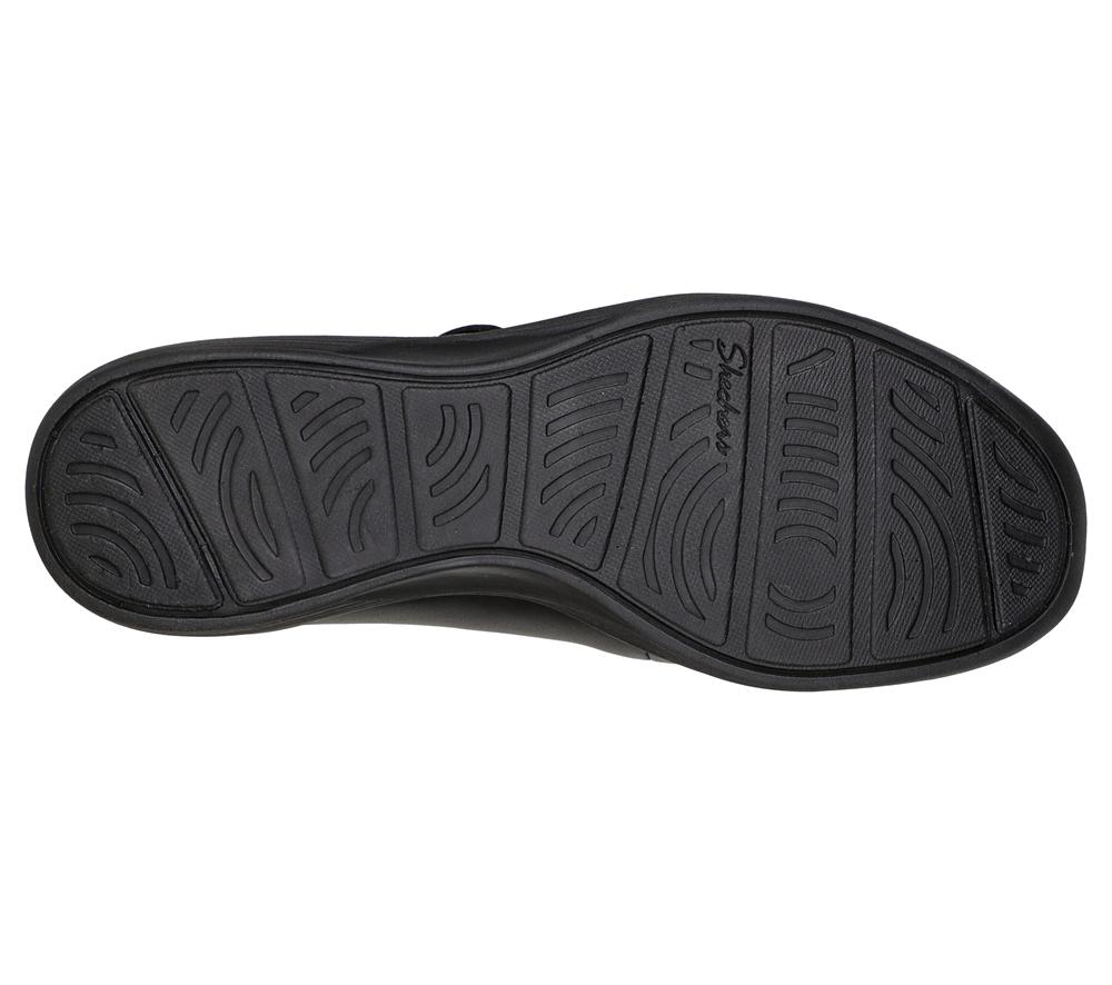 Women Skechers Arya - One Moment Slip On Shoes Black  USA |  8716-XUMLO