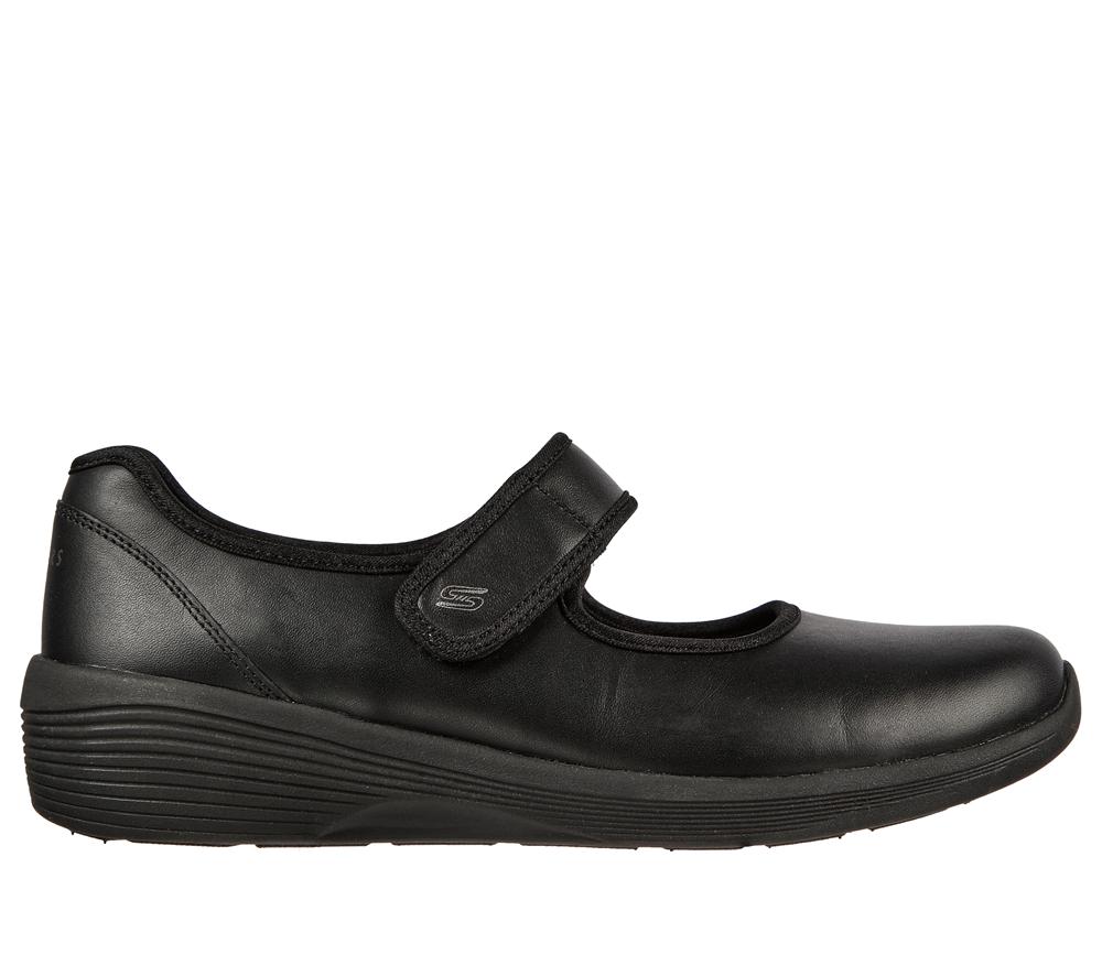 Women Skechers Arya - One Moment Slip On Shoes Black  USA |  8716-XUMLO
