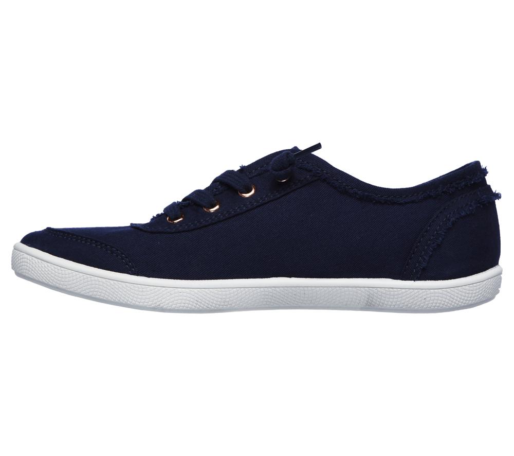 Women Skechers BOBS B Cute Canvas Shoes Navy  USA |  3810-WVMTF