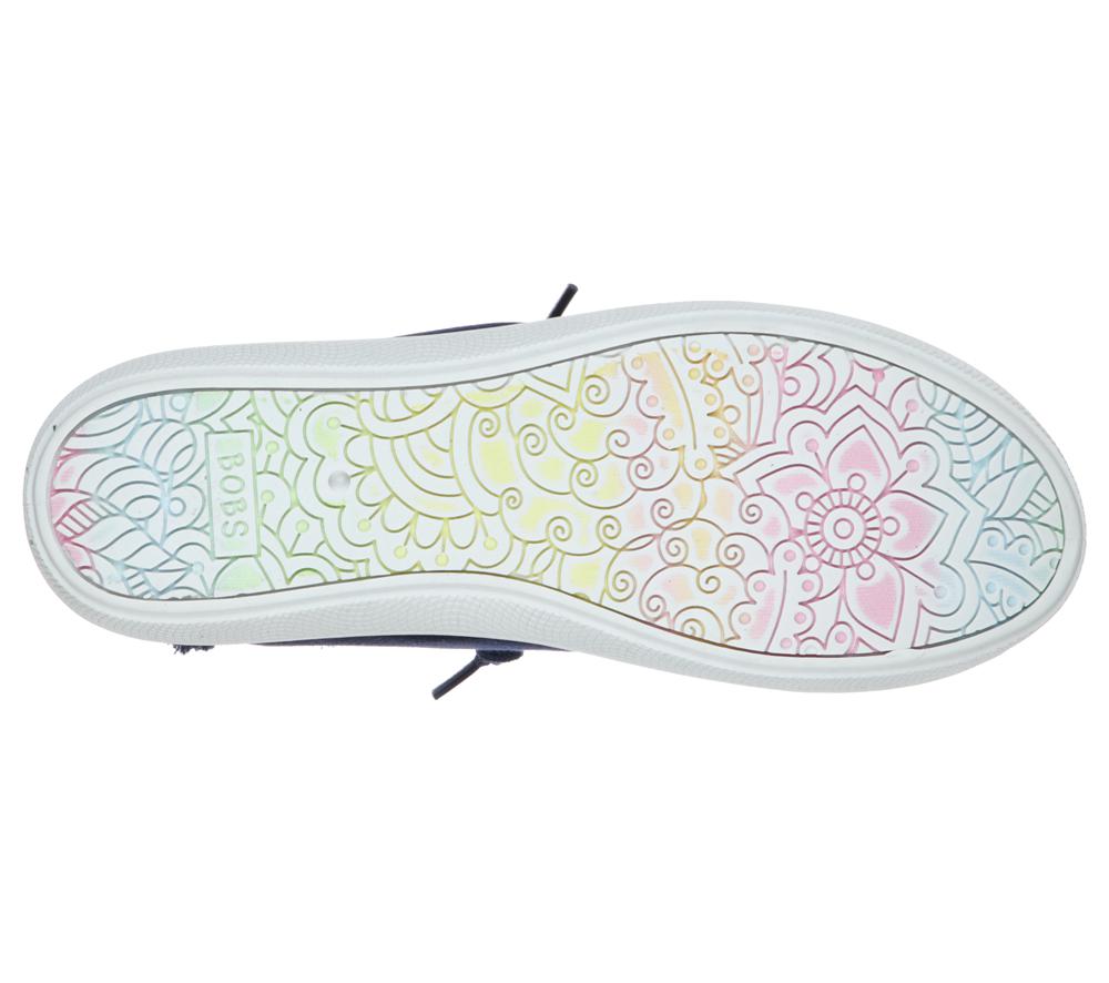 Women Skechers BOBS B Cute Slip On Shoes Navy  USA |  8359-OWSZY