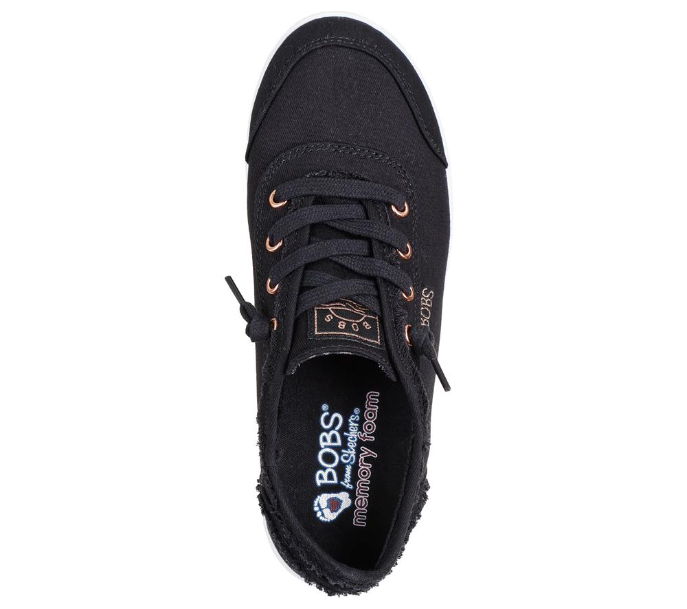 Women Skechers BOBS B Cute Sneakers Black  USA |  8697-LQKTE