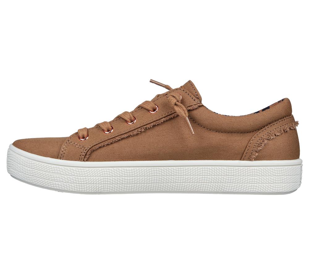 Women Skechers BOBS B Extra Cute - 2Cute4U Canvas Shoes Chestnut Brown  USA |  2573-SARBG