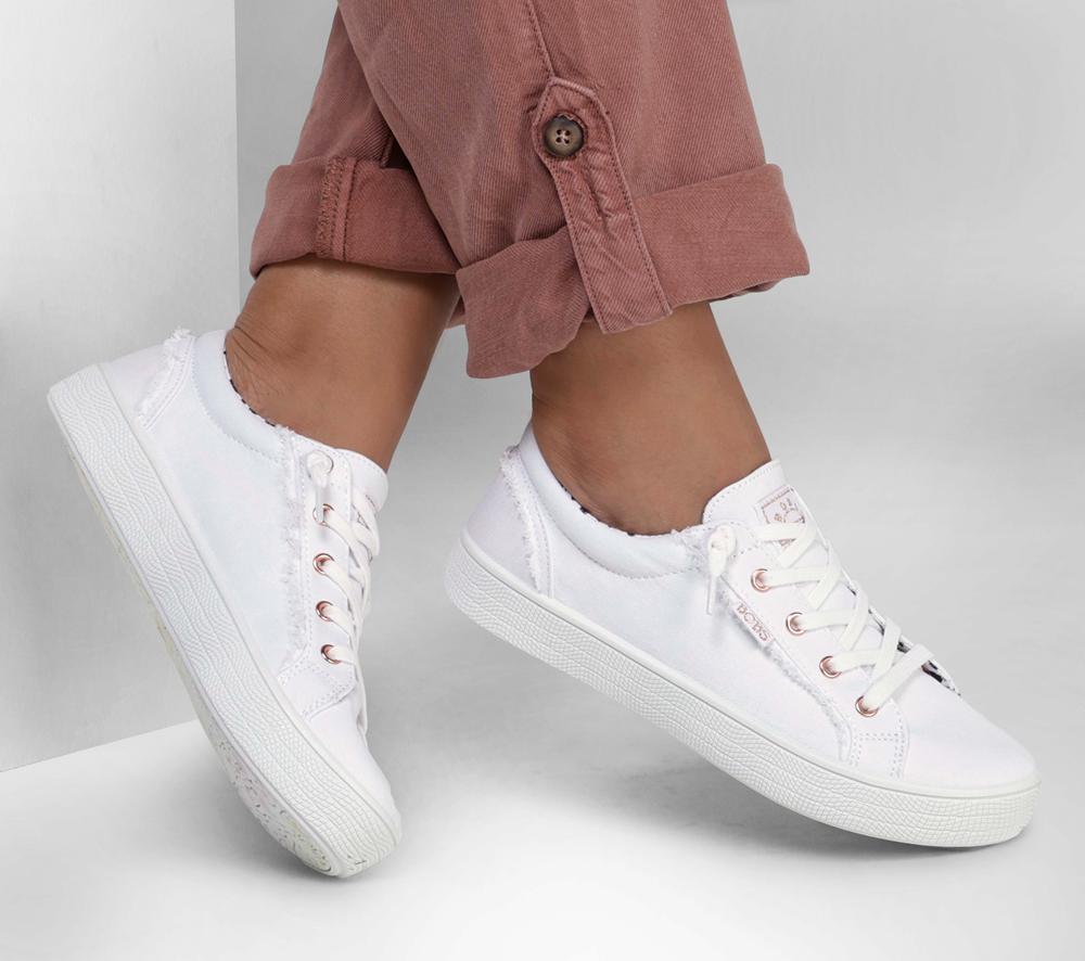 Women Skechers BOBS B Extra Cute - 2Cute4U Slip On Shoes White  USA |  5478-JKAFM