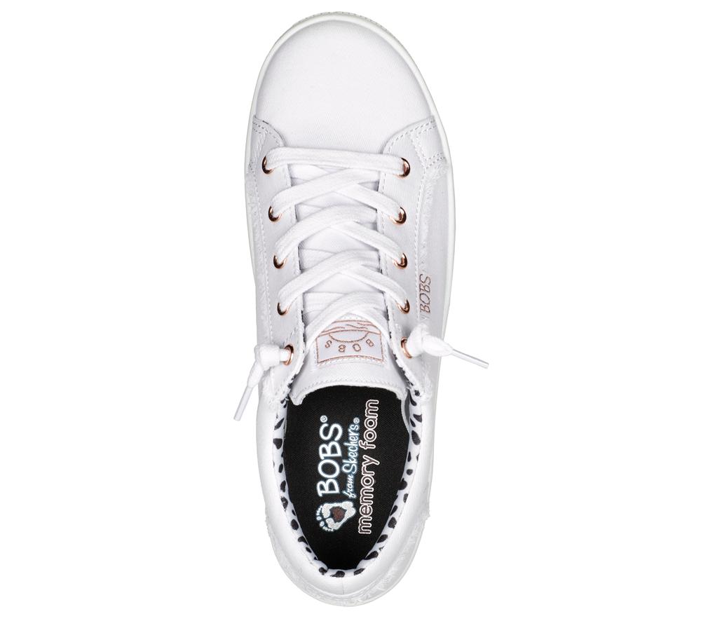Women Skechers BOBS B Extra Cute - 2Cute4U Slip On Shoes White  USA |  5478-JKAFM