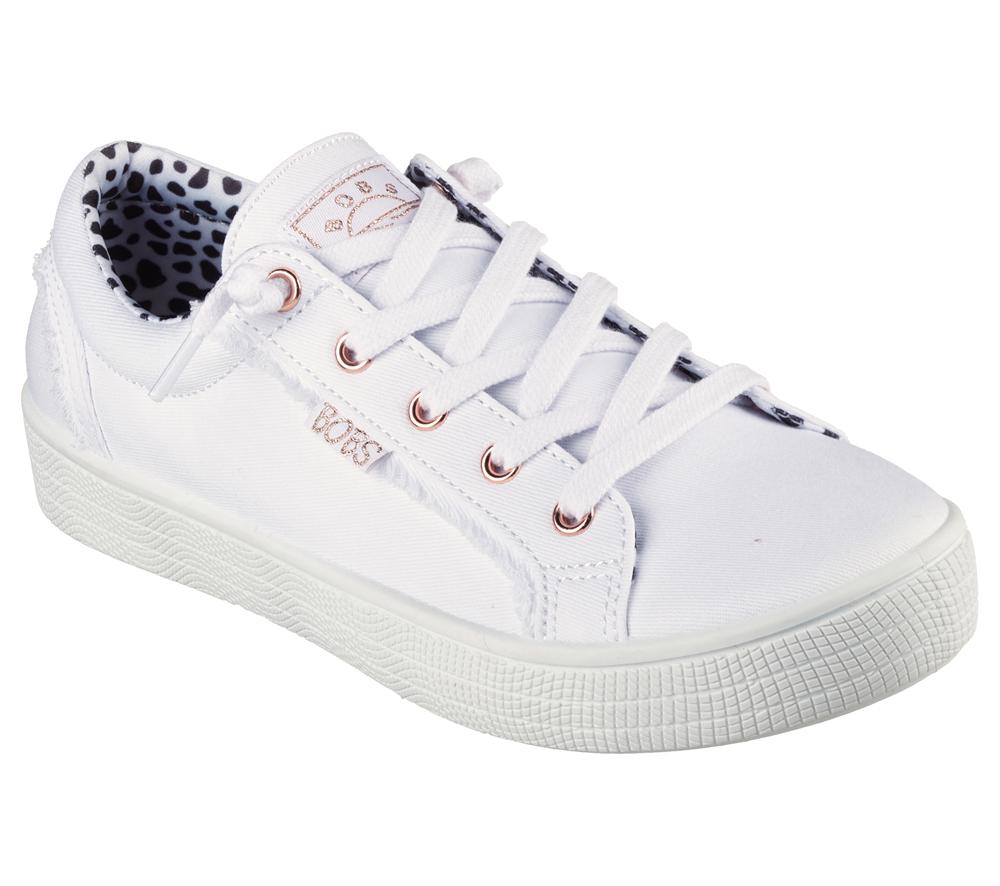 Women Skechers BOBS B Extra Cute - 2Cute4U Slip On Shoes White  USA |  5478-JKAFM