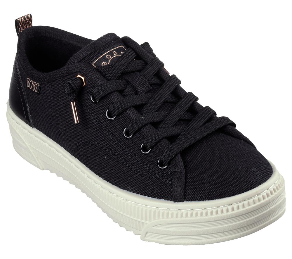 Women Skechers BOBS Copa Slip On Shoes Black  USA |  3106-XLKBQ