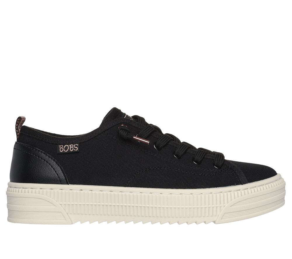 Women Skechers BOBS Copa Slip On Shoes Black  USA |  3106-XLKBQ