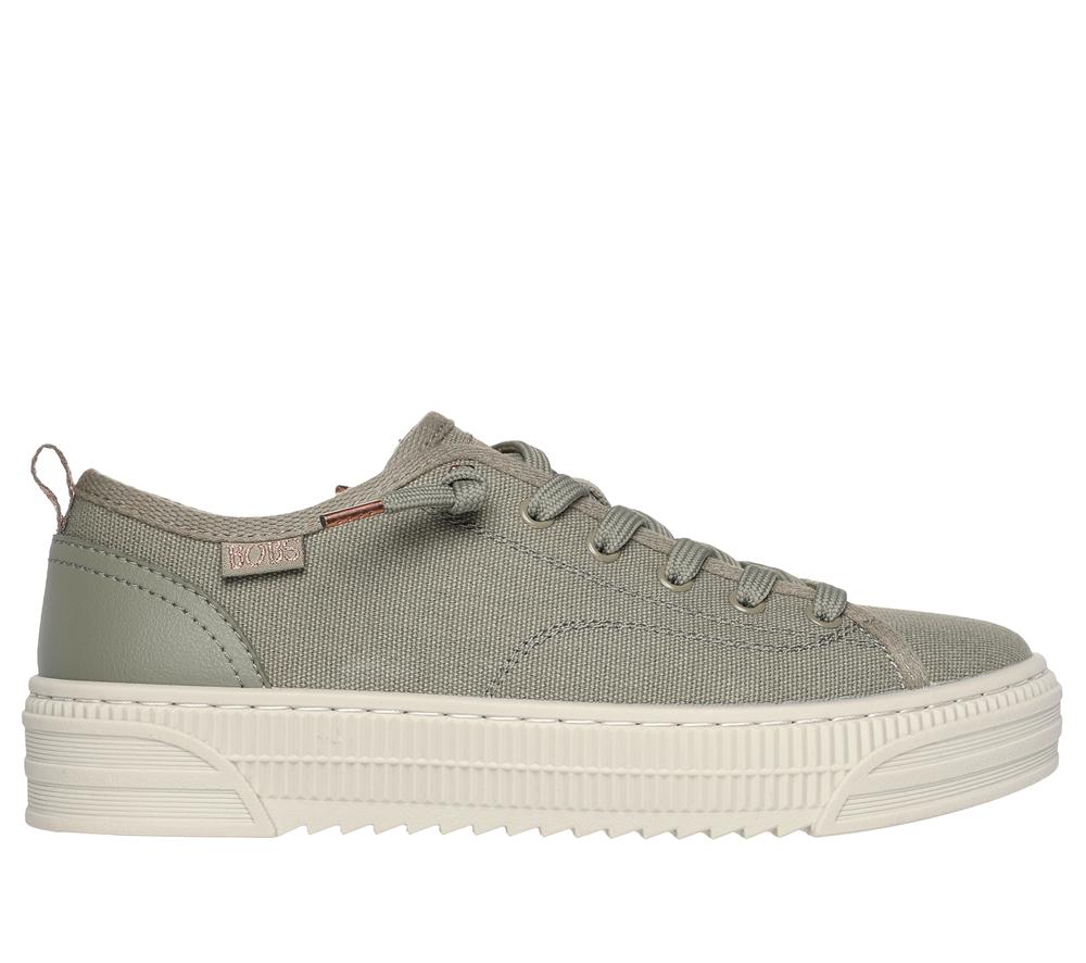 Women Skechers BOBS Copa Slip On Shoes Olive  USA |  1942-QAKSW