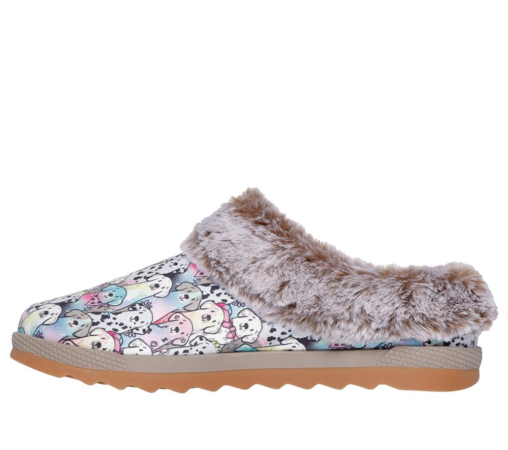 Women Skechers BOBS Cozy Chill - Cozy Spot Slip On Shoes Taupe / Multicolor  USA |  8576-IOJGX