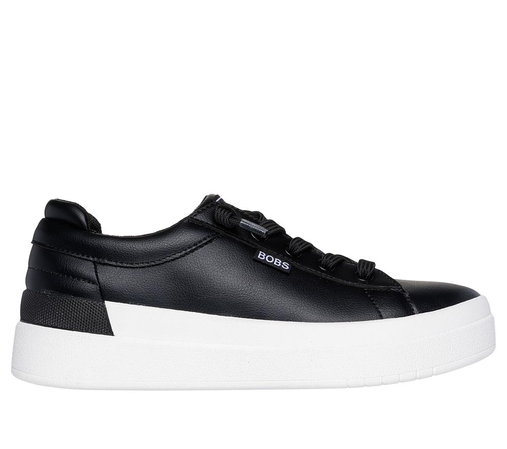 Women Skechers BOBS D\'Vine Sky - Main Step Sneakers Black  USA |  7805-HPVYJ