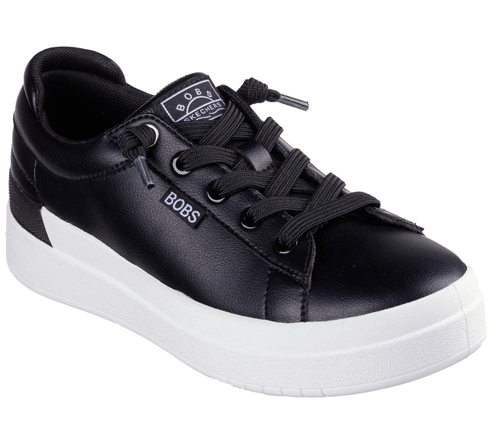 Women Skechers BOBS D'Vine Sky - Main Step Slip On Shoes Black  USA |  7804-OKNIB