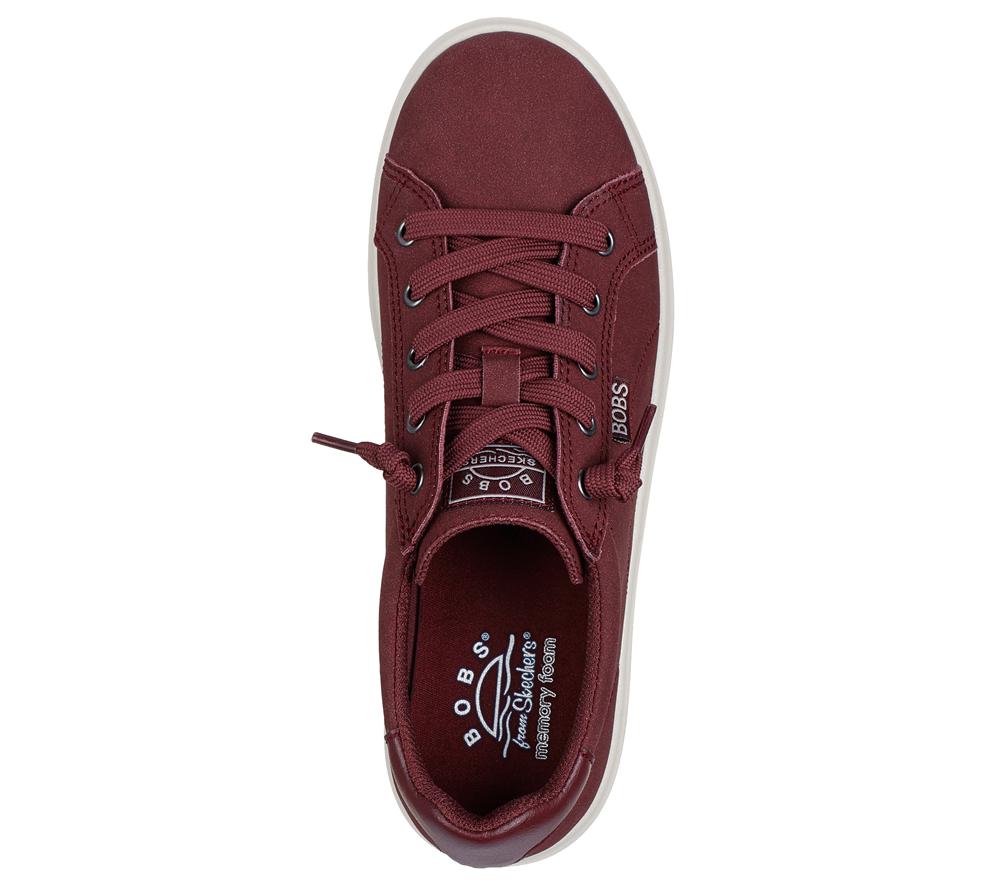 Women Skechers BOBS D'Vine - Casual Event Sneakers Burgundy  USA |  8652-YMTGK