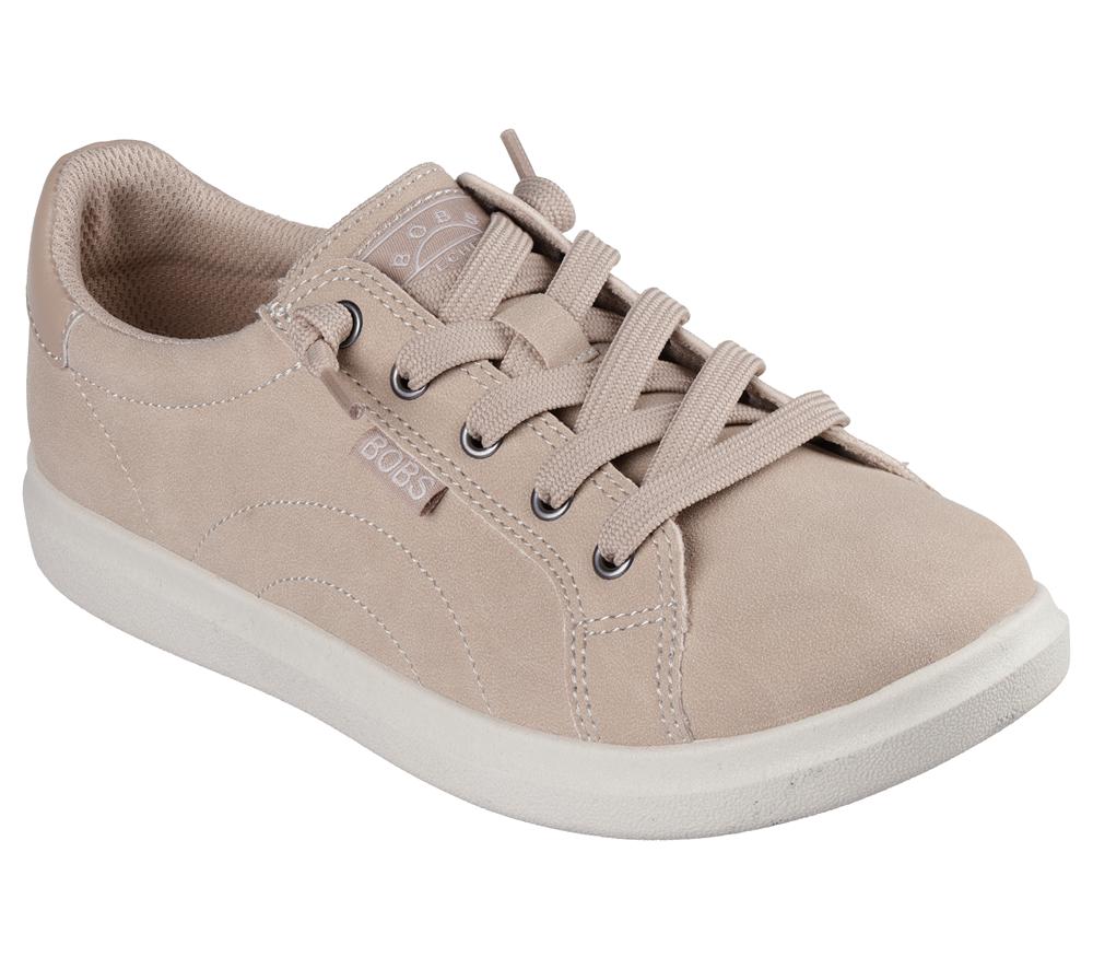 Women Skechers BOBS D'Vine - Casual Event Slip On Shoes Taupe Brown  USA |  9012-LVMQB
